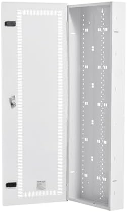 VEVOR Media Enclosure, 42-Inch, Structured Media Center with Vented Hinged Door, Cable Management Box, Structured Wiring Multi-Media Cabinet, Recessed Electrical Media Box, for Network Distribution by VEVOR
