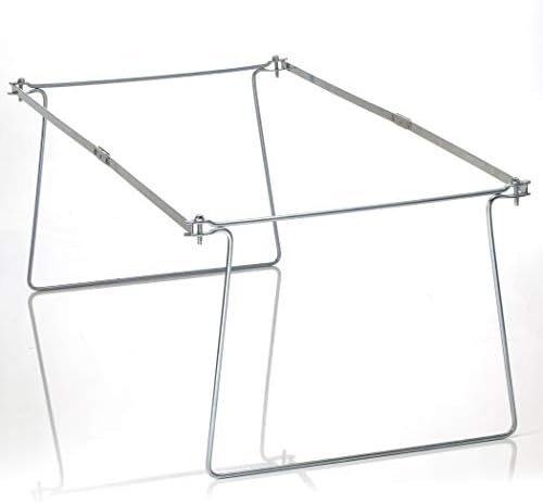 Officemate Hanging File Frames, Letter Size, Rails fits 24 to 27, Files Cabinet, Steel, 2 Sets (91999), Silver (Pack of 12) - Image 2