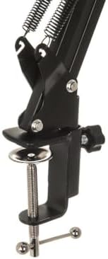 StreamEye Boom Arm Mic Stand with Desktop Mount, Detachable Clip, Professional Grade XLR Cable, Microphone Pop Filter and Cable Ties - Image 5