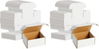 Stockroom Plus Mailing Box - 100 Pack, White, 4 x 3 x 2 Inch Corrugated Cardboard - Foldable Business Card Boxes & Mailers for Storage, Transit & Moving by StockroomPlus