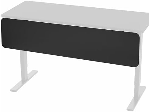 VIVO Laminate 59 x 12 inch Modesty Panel for Office Desk, 3 Configuration Options, Cable Management Organizer, Black, PP-LM60-B by VIVO