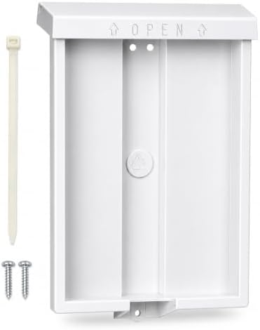 SOURCE ONE 8.5” x 11” Outdoor Realtor Style Brochure Holder with Lid – White – UV Resistant (Pack of 3) - Image 2
