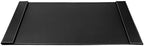 SumacLife Executive Modern Large Matte Onyx Black Leather Laptop Mat Office Desk Pad 34" x 20" with Lifting Side Rails for Blotter Paper - Image 2