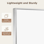 Small Magnetic Whiteboard, 16" x 12" Dry Erase White Board - Image 4