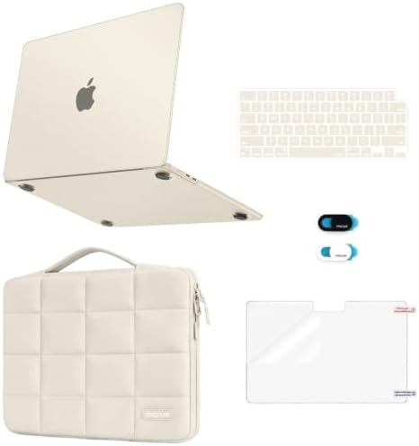 MOSISO Compatible with MacBook Air 13 inch Case M5 M4 M3 M2 2026-2022 by MOSISO