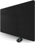 CENNBIE Leather Desk Pad, 51.2" x 31.4" Extra Large Leather Desk Mat Blotter Protector, Non-Slip Mouse Pad, Waterproof PU Leather Desk Mat on top of desks Large for Office and Home (Black) by CENNBIE
