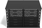 TRU RED Wire Mesh File Organizer, 12-Compartment, Matte Black, 2-Pk by TRURED