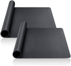 Drydiet 2 Pcs Work Bench Mat Top 24 x 48, PU Leather Tool Box Drawer Liner Tool Box Mat, Cuttable Workbench Pad, Easy Clean, Scratch Resistant Non-Slip Pad, Protect Workbench Tabletop Countertop by Drydiet