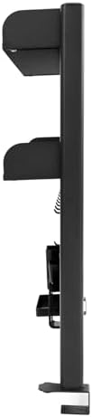 Clamp On Desk Organizer Shelf, Pegboard Multipurpose Countertop Desk Hutch, Desktop Bookshelf Bookcase Storage Shelves for Home Office Dorm Gaming Desk (Black) - Image 7