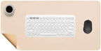 Dual-Sided Office Leather Cork Desk Mat Waterproof Non Slip Large Mouse Pad by Unknown