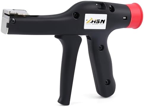 Zhushan Cable Tie Tool: Fasten and Cut Cables with Ease - Fits 2.8mm~12mm Nylon Ties by Zhushan