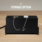 COREMINDED Extra Large Cable Management Box, Wood Cord Hider Box & Organizer for Power Strip, TV Wires & Desk Cable Storage - Image 6