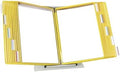 Tarifold Desktop Reference Display System, 20 Pockets, Expandable, Yellow by TARIFOLD