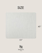 BARoyal Office Chair Mat for Hardwood Floor Under Desk Computer Rolling Chair Mat for Wood/Tile Floor Heavy Duty PVC Plastic Hard Floor Protector 45" x 53"(Ivory) - Image 6
