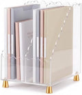 Acrylic Magazine File Holder,Scalloped Edges,Extra Wide Design by Swiscena