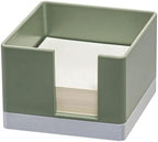 2Pcs Square Sticky Note Holder Desk Memo Box Large Capacity Office Organizer - Image 4