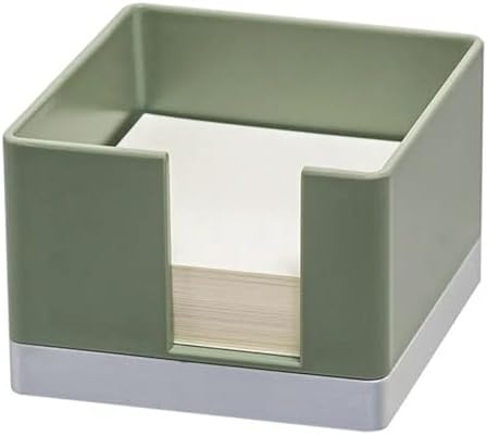 2Pcs Square Sticky Note Holder Desk Memo Box Large Capacity Office Organizer - Image 4