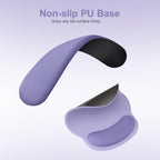 MOSISO Wrist Rest Support for Mouse Pad&Keyboard Set, Lavender Purple - Image 4