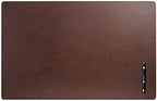 Dacasso Pad Without Side Rails Luxury Leather Blotter for Writing-Executive Desk Surface Protector, 30” x 19”, Chocolate Brown by Dacasso