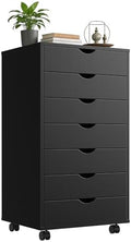7 Drawer Mobile File Cabinet, Printer Stand with Wheels by HAPPYMONTLLC