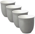 FORLIFE Japanese Teacup (Set of 4), 6.5 oz., Gray by Unknown