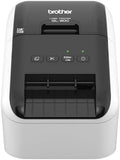 Brother QL-800 High-Speed Professional Printer, Plug & Label, DK Pre-Sized, Multi-System Compatible, Black & Red, USB Cable Included by Unknown