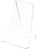 Plymor Clear Acrylic Book Easel with 1.875" Flat Ledge, 8.25" W x 7.75" D x 10.75" H (6 Pack) by Plymor