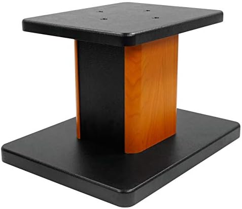 Rockville RHT8C Pair 8" Classic Wood Desktop Speaker/Studio Monitor Stands - Image 2