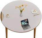 CENNBIE 54 Inches Round Cork Leather Dining Table Mat (Cream) by CENNBIE