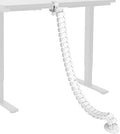 VIVO White Clamp-on Desk Vertebrae Cable Management Kit, DESK-AC01P-W by VIVO