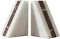 Natural White Marble Bookend 6" by UrbanFocal