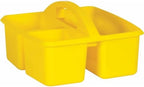 Teacher Created Resources� Yellow Plastic Storage Caddy, Pack of 6 - Image 2