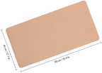 Double-Sided Desk Mat Large 90x45cm Non-Slip Pu Leather and Cork Desk Protector Writing Pad with Organizer Strap for Office and Home Workspace - Image 2