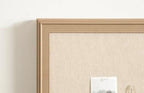 Kate and Laurel Oakhurst Rectangle Framed Linen Fabric Pinboard, 15 x 24, Light Tan, Traditional Bulletin Board with Stepped Profile for Motivational Vision Board or Wall Organization - Image 6