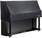 Upright Piano Cover Keep Your Piano Keyboard Safe with Our Dust Cover Cloth (Black) by Mooson