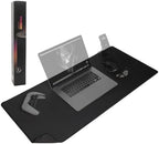DELTAHUB Gaming Desk Pad Protector - Mouse Pad,Office Desk Mat, Non-Slip Neoprene Top, Desk Blotter,Laptop Desk Pad,Waterproof Desk Writing Pad (Large) by DELTAHUB