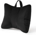 Lumbar Pillow for Car Seat and Office Chair, Classic Black by Ailuteie