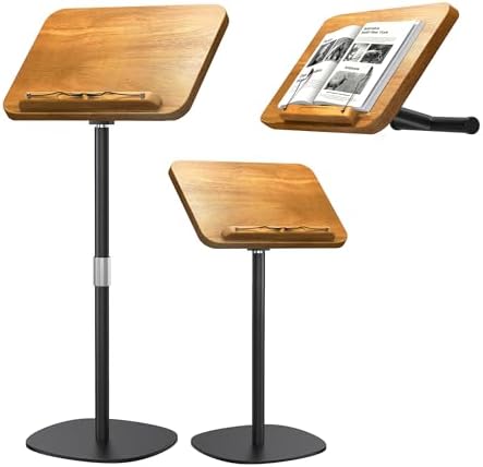 2-in-1 Floor Music Stand & Desktop Book Stand, 16.5"–51" Height Adjustable by NAMON