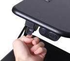 Rocelco 37.4" Electric Standing Desk Converter with AC USB Charger - Motorized Height Adjustable Sit Stand Up Dual Monitor Riser - Tabletop Computer Workstation - Large Keyboard Tray - Black (R EDRB2) - Image 7