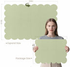 Scalloped Bulletin Board 24x18 inches, Decorative Felt Pin Board for Wall - Image 3