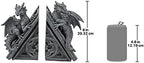 Design Toscano Castle Dragon Gothic Decor Decorative Bookend Statues, 8 - Image 6
