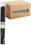 Kable Kontrol Cable Zip Ties, 32 Inch, 500 Pcs, HD 175lbs Test, Black by KABLEKONTROL%C2%AE