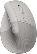 Logitech Lift Vertical Ergonomic Wireless Mouse - Sand by Unknown