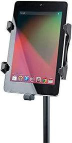 K&M - Konig & Meyer 19742.500.55 - Tablet Holder for Microphone Stand - Switch from Landscape to Portrait - Professional Grade for all Musicians - Studio or Remote Home Use - German Made - Black - Image 3