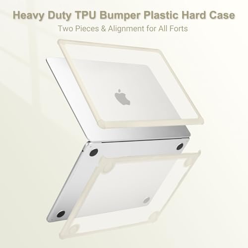 MOSISO Compatible with MacBook Air 13 inch Case M5 2026 M4 M3 M2 2025-2022 - Image 4
