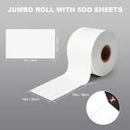 Shop Towels Lint-Free Heavy Duty Cloths, White (15"x 5", 500 PCS) - Image 2