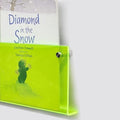 ROYALITA 2-Pack Acrylic Magazine Holder Brochure Holder, Green 24 Inch by ROYALITA