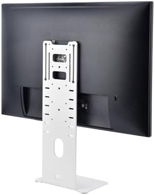 Ultrathin computer monitor stand for desk Wall-attached monitor riser for 13 inch to 34 inch screen VESA 75/100 Compatible Cable ports face downward maximizes your usable desk space white by CENYB