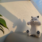 Fox Sticky Note Holder Cute Animal Pop-up Note Dispenser Funny for Desk Home Office School, 3x3 in, White, C16 - Image 6