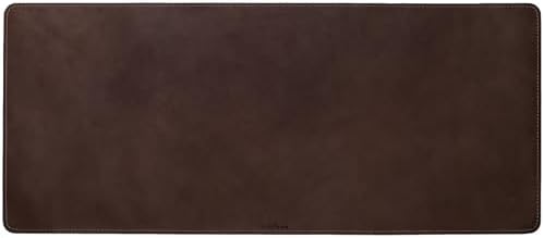 Full Grain Leather Desk Pad, Dark Brown, L (27.6 x 11.8 inch) - Image 6